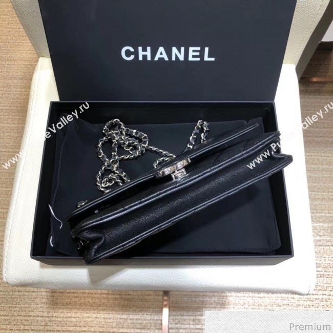 Chanel Wallet on Chain WOC A84428 Black 2019 (SMJD-9041121)