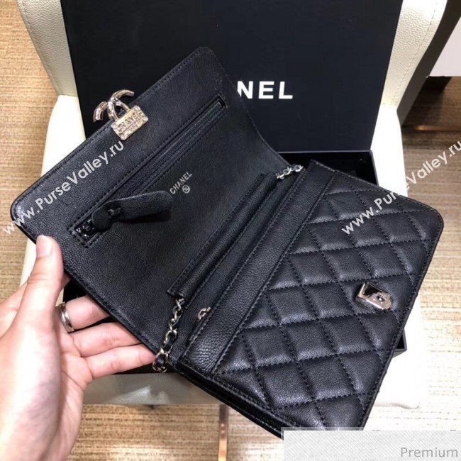 Chanel Wallet on Chain WOC A84428 Black 2019 (SMJD-9041121)