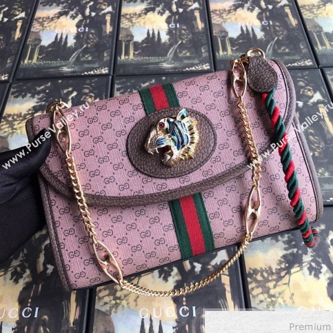 Gucci Rajah GG Small Shoulder Bag 570145 Pink 2019 (BLWX-9041237)