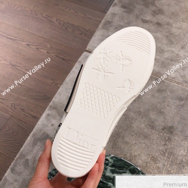 Dior x Kaws Transparent Oblique High-top Sneakers White/Grey 2019 (KL-9031102)