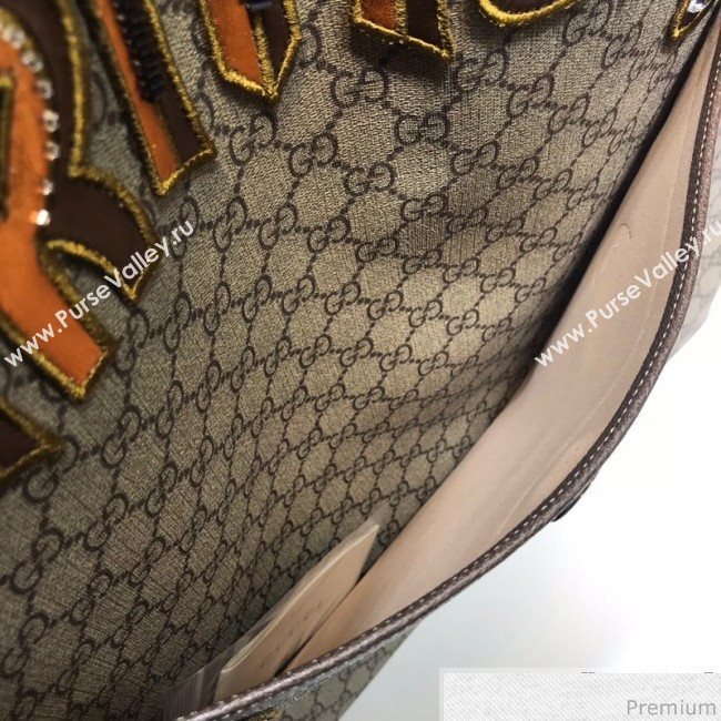 Gucci GG Embroidered Tote 517418 2018 (DLH-9041255)