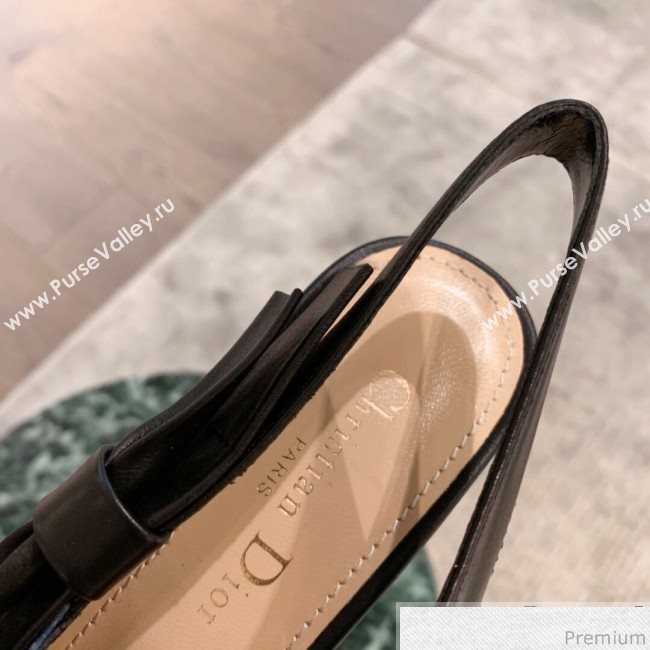 Dior Mid-heel Embroidered Slingback Pumps 2019 (KL-9031103)