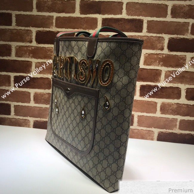 Gucci GG Embroidered Tote 517419 2018 (DLH-9041257)