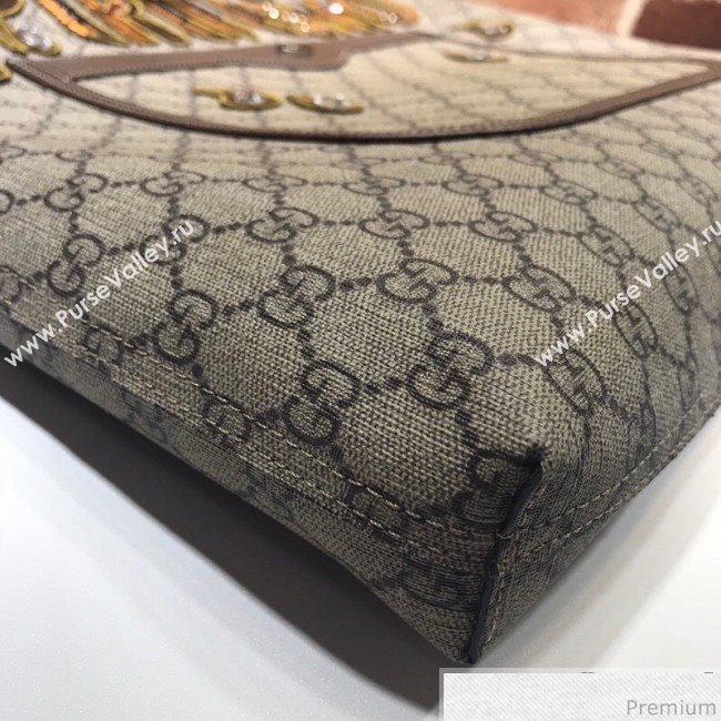 Gucci GG Embroidered Tote 517419 2018 (DLH-9041257)