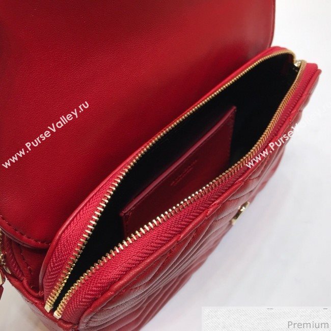 Bvlgari Serpenti Forever Belt Bag 287568 Red 2019 (XYD-9041259)