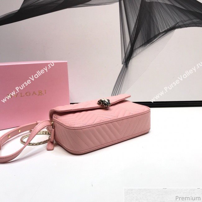 Bvlgari Serpenti Forever Belt Bag 287568 Pink 2019 (XYD-9041260)
