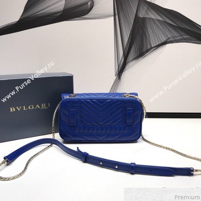 Bvlgari Serpenti Forever Belt Bag 287568 Blue 2019 (XYD-9041261)