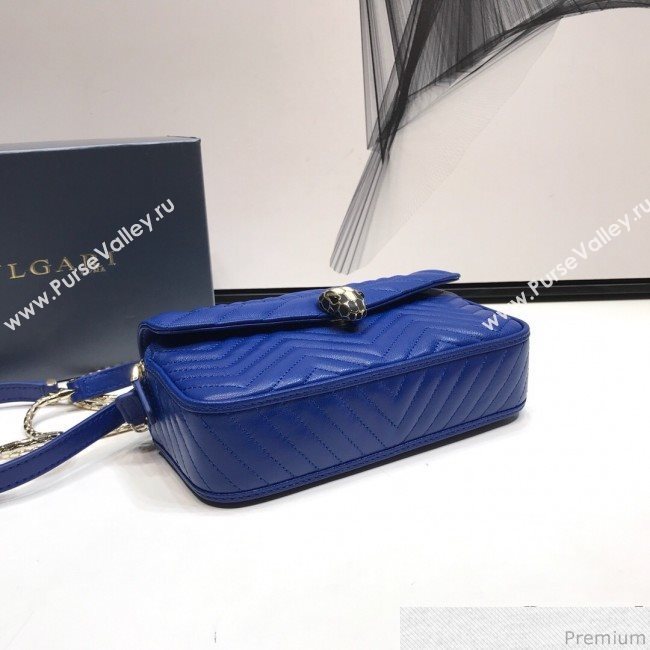 Bvlgari Serpenti Forever Belt Bag 287568 Blue 2019 (XYD-9041261)