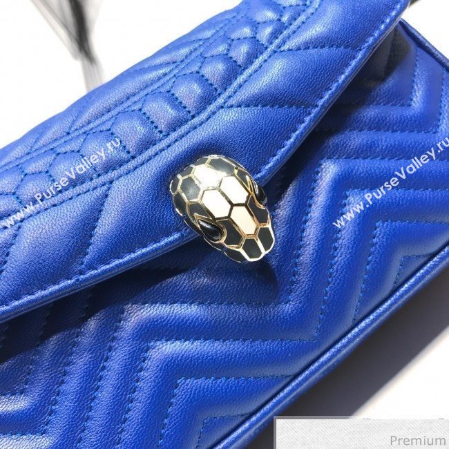 Bvlgari Serpenti Forever Belt Bag 287568 Blue 2019 (XYD-9041261)