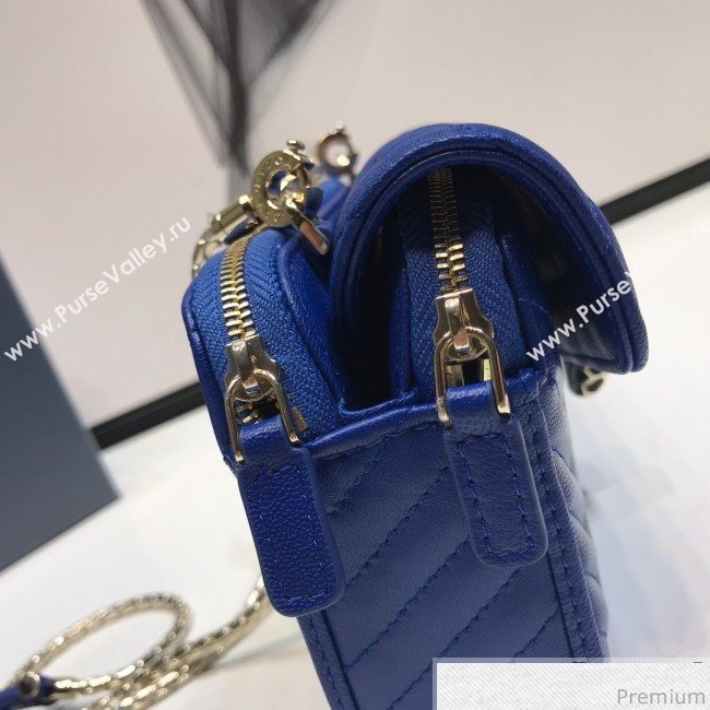 Bvlgari Serpenti Forever Belt Bag 287568 Blue 2019 (XYD-9041261)