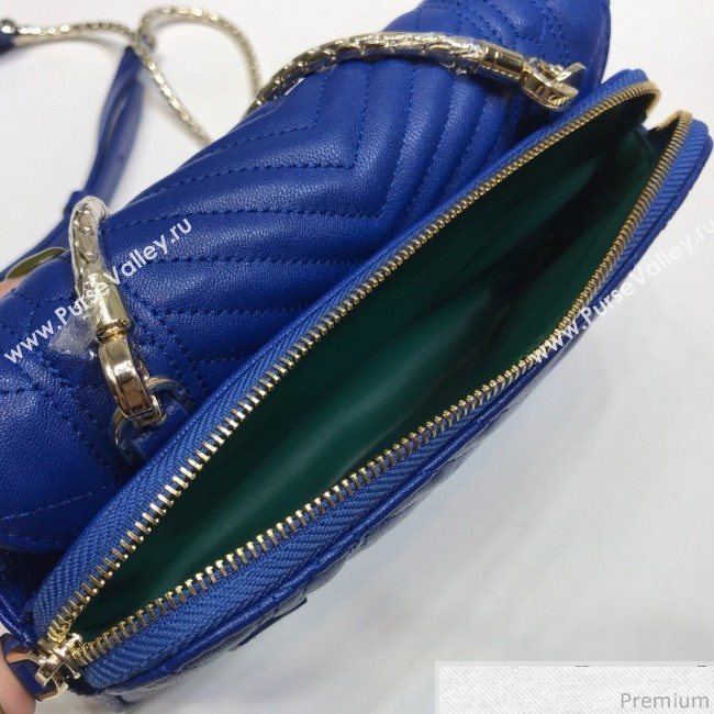 Bvlgari Serpenti Forever Belt Bag 287568 Blue 2019 (XYD-9041261)