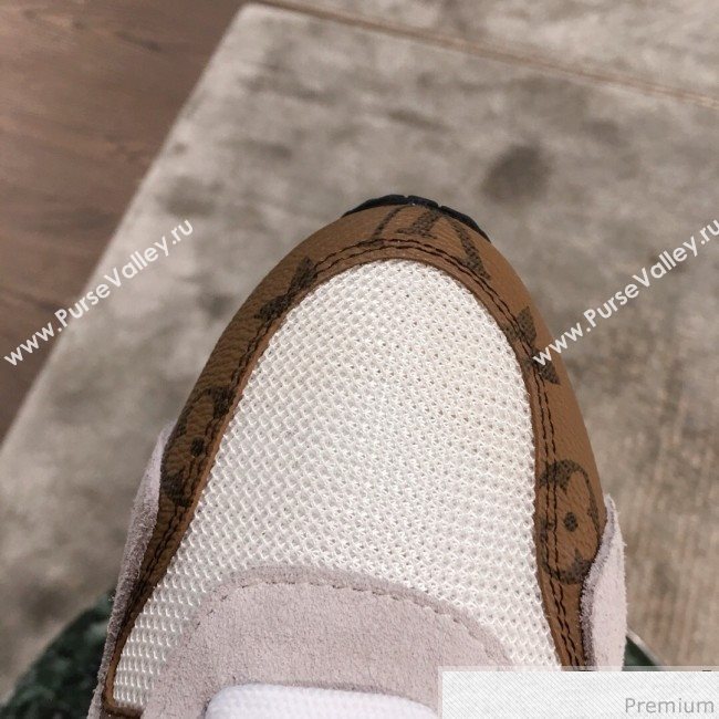 Louis Vuitton Run Away Sneaker 1A4XNL White/Monogram Canvas 2019(For Men and Women) (KL-9031109)