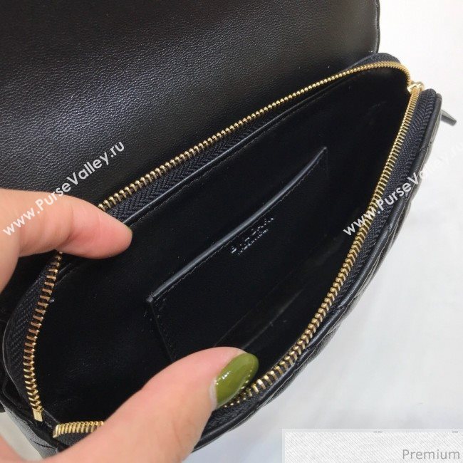 Bvlgari Serpenti Forever Belt Bag 287568 Black 2019 (XYD-9041262)