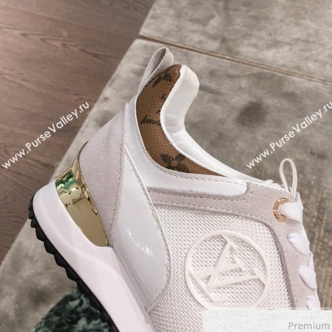 Louis Vuitton Run Away Sneaker 1A4XNL White/Monogram Canvas 2019(For Men and Women) (KL-9031109)