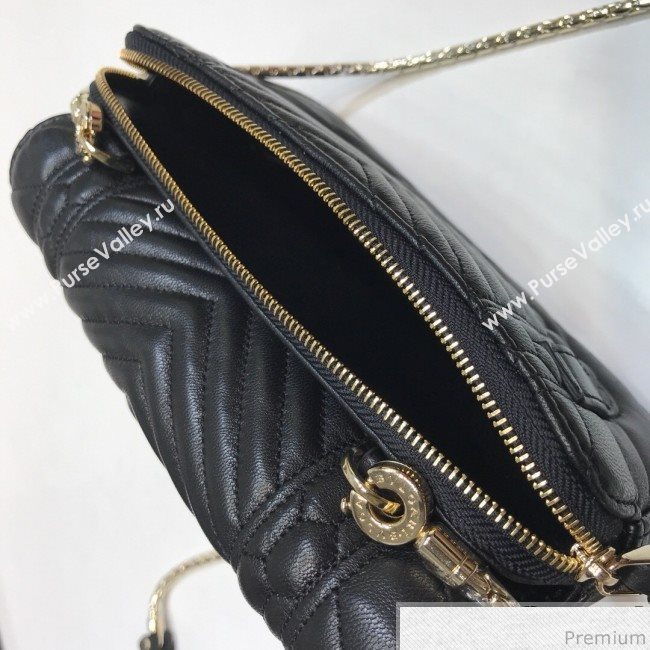 Bvlgari Serpenti Forever Belt Bag 287568 Black 2019 (XYD-9041262)