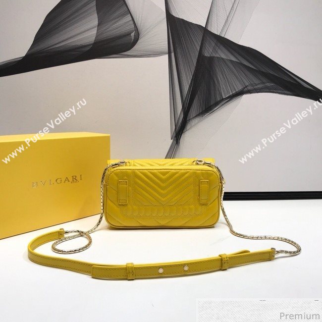 Bvlgari Serpenti Forever Belt Bag 287568 Yellow 2019 (XYD-9041263)