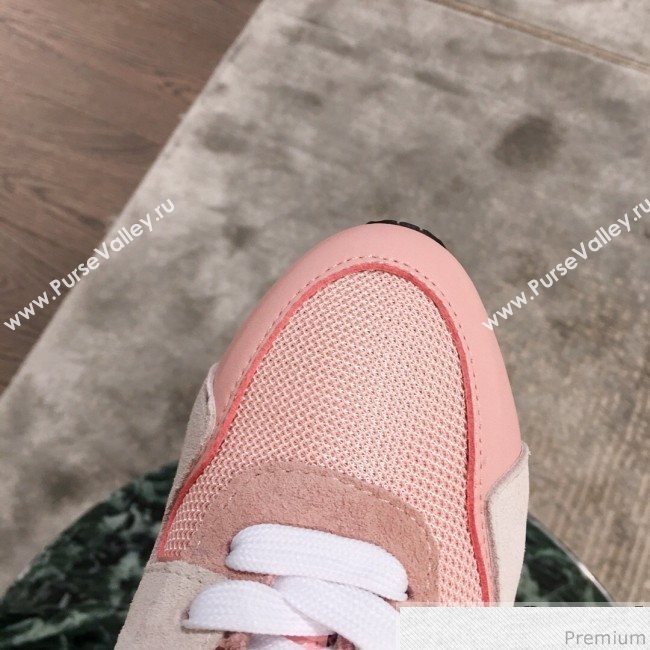 Louis Vuitton Run Away Sneaker 1A4XNL Red/Pink/Light Grey 2019(For Men and Women) (KL-9031112)