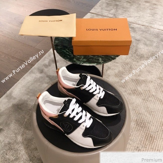 Louis Vuitton Run Away Sneaker 1A4XNL Pink/Black 2019(For Men and Women) (KL-9031114)