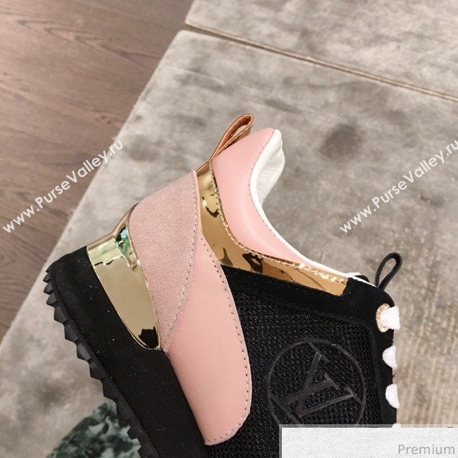 Louis Vuitton Run Away Sneaker 1A4XNL Pink/Black 2019(For Men and Women) (KL-9031114)