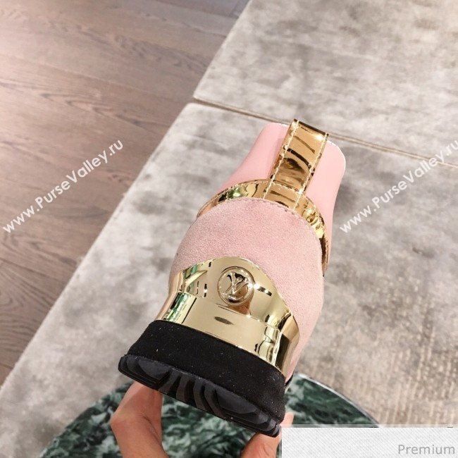 Louis Vuitton Run Away Sneaker 1A4XNL Pink/Black 2019(For Men and Women) (KL-9031114)