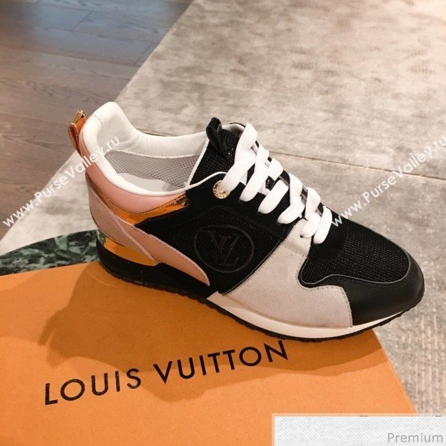 Louis Vuitton Run Away Sneaker 1A4XNL Pink/Black 2019(For Men and Women) (KL-9031114)