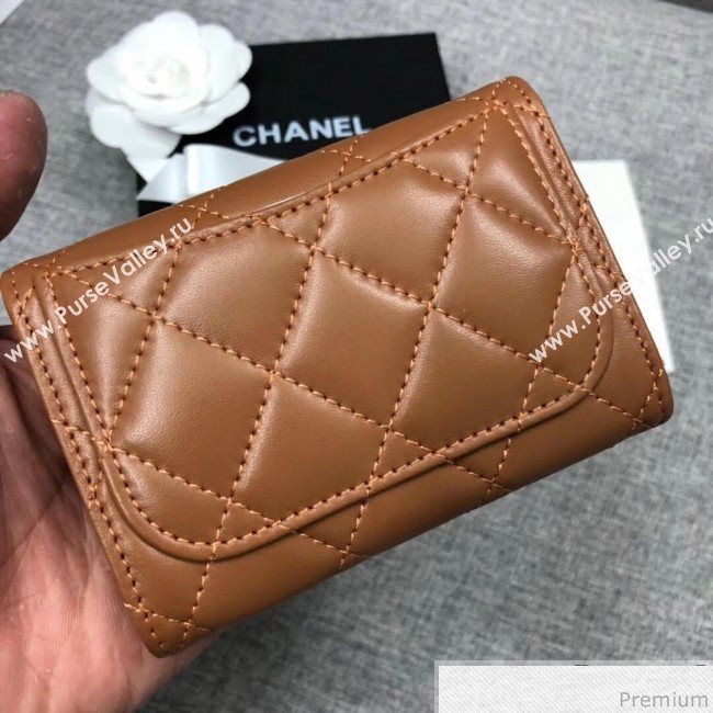 Chanel Quilting Classic Card Holder Brown (XGZ-9040868)