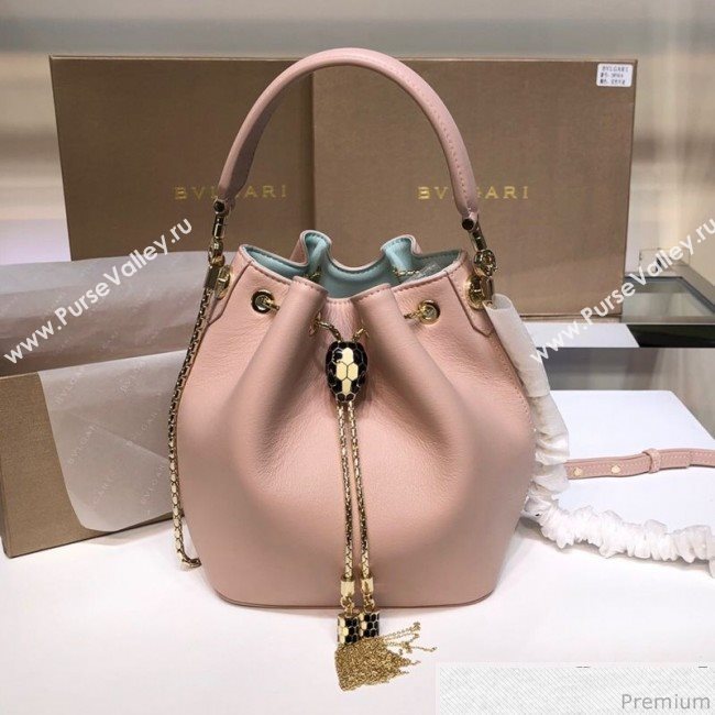 Bvlgari Serpenti Forever Bucket Bag 287806 Light Pink 2019 (XYD-9041269)