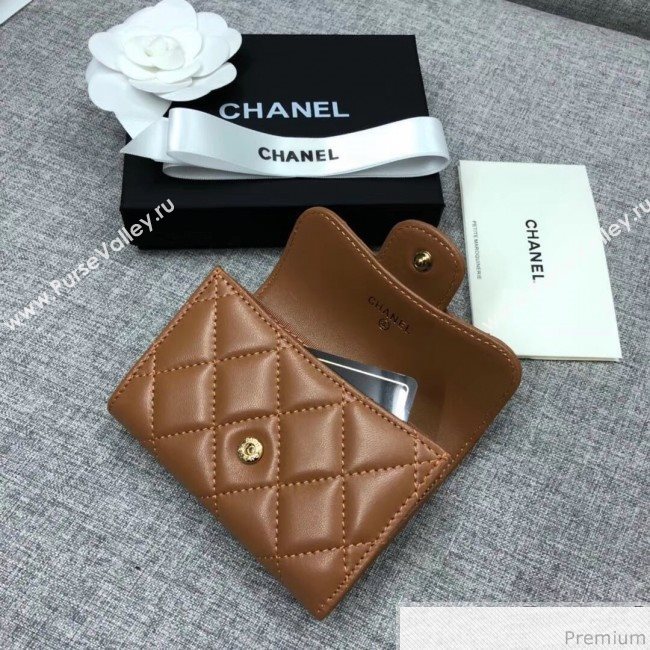 Chanel Quilting Classic Card Holder Brown (XGZ-9040868)