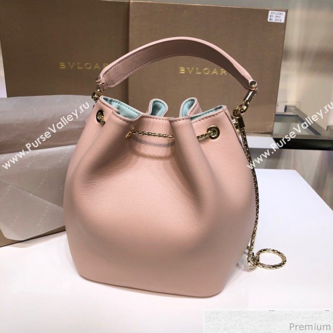 Bvlgari Serpenti Forever Bucket Bag 287806 Light Pink 2019 (XYD-9041269)