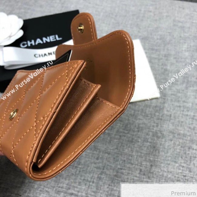Chanel Quilting Classic Card Holder Brown (XGZ-9040868)