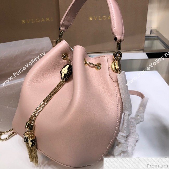 Bvlgari Serpenti Forever Bucket Bag 287806 Light Pink 2019 (XYD-9041269)