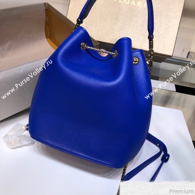 Bvlgari Serpenti Forever Bucket Bag 287806 Blue 2019 (XYD-9041270)