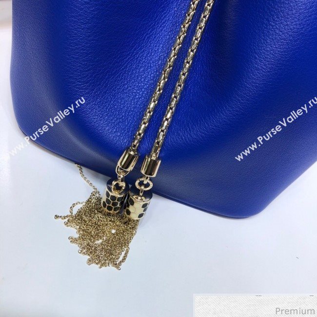 Bvlgari Serpenti Forever Bucket Bag 287806 Blue 2019 (XYD-9041270)