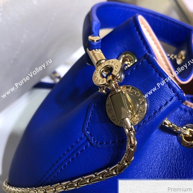 Bvlgari Serpenti Forever Bucket Bag 287806 Blue 2019 (XYD-9041270)