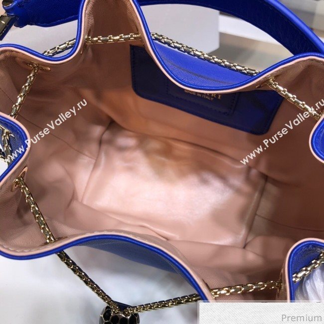 Bvlgari Serpenti Forever Bucket Bag 287806 Blue 2019 (XYD-9041270)