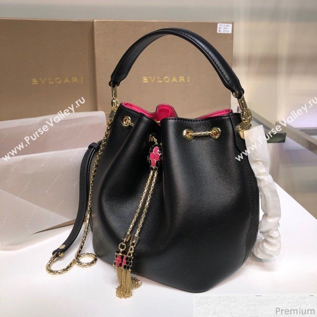 Bvlgari Serpenti Forever Bucket Bag 286990 Black 2019 (XYD-9041271)