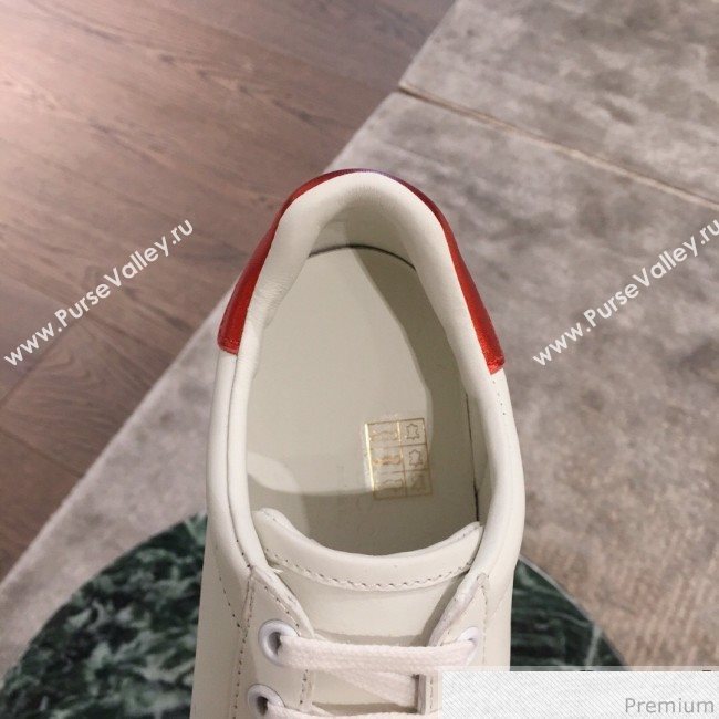 Gucci Ace Sneaker with Loved Print 553385 White 2019(For Women and Men) (KL-9031122)