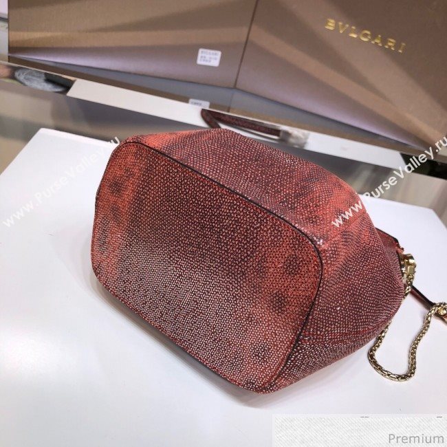 Bvlgari Serpenti Forever Bucket Bag 287613 Pink 2019 (XYD-9041274)