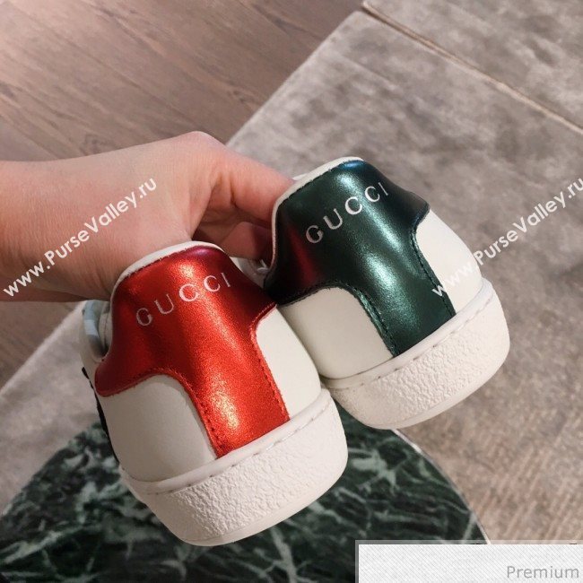 Gucci Ace Sneaker with Three Little Pigs 553385 White 2019(For Women and Men) (KL-9031121)