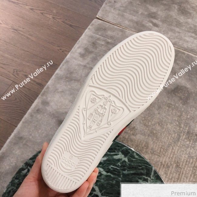 Gucci Ace Sneaker with Three Little Pigs 553385 White 2019(For Women and Men) (KL-9031121)