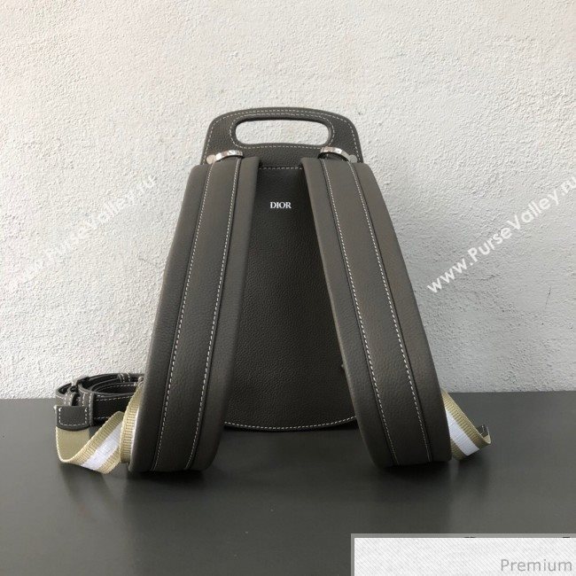 Dior Mens Small Saddle Homme Backpack Grey 2019 (WEIP-9041309)
