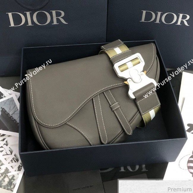 Dior Mens Saddle Bag Grey 2019 (WEIP-9041310)