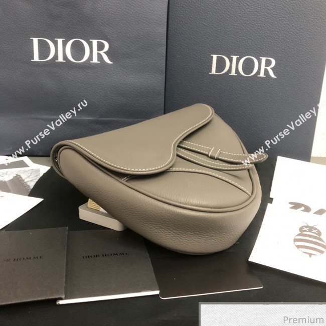 Dior Mens Saddle Bag Grey 2019 (WEIP-9041310)