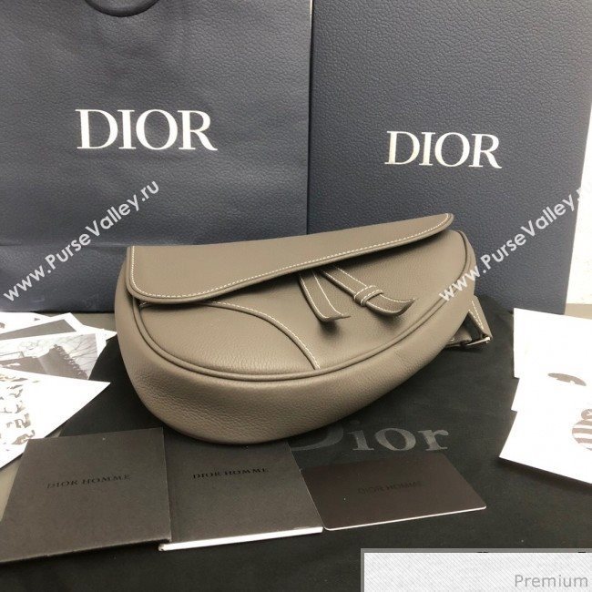 Dior Mens Saddle Bag Grey 2019 (WEIP-9041310)