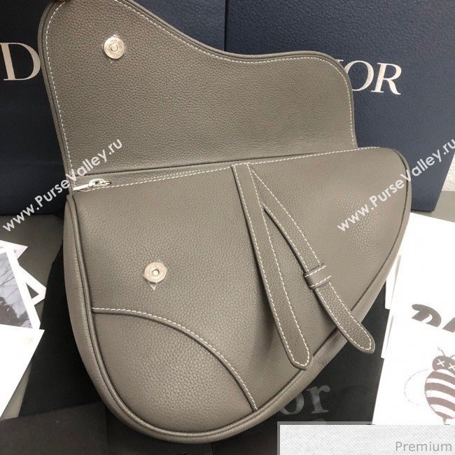 Dior Mens Saddle Bag Grey 2019 (WEIP-9041310)