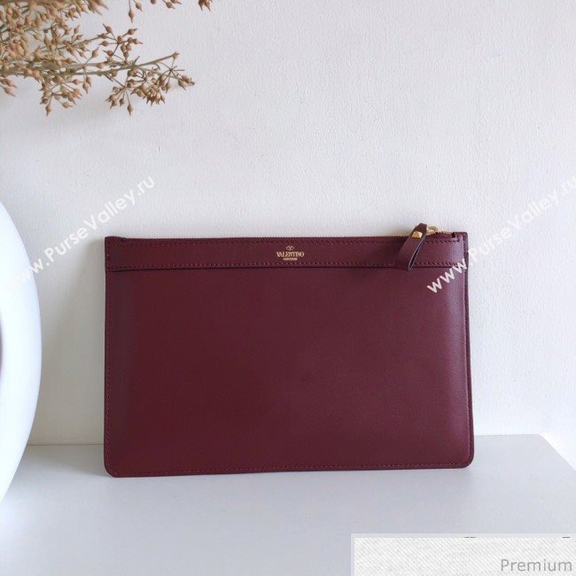 Valentino VRING Pouch Burgundy 2019 (JJ3-9041318)