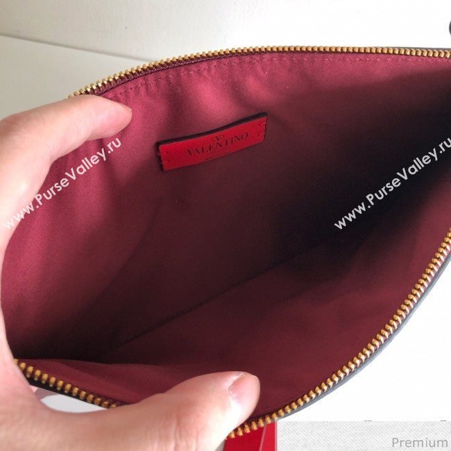 Valentino VRING Pouch Burgundy 2019 (JJ3-9041318)