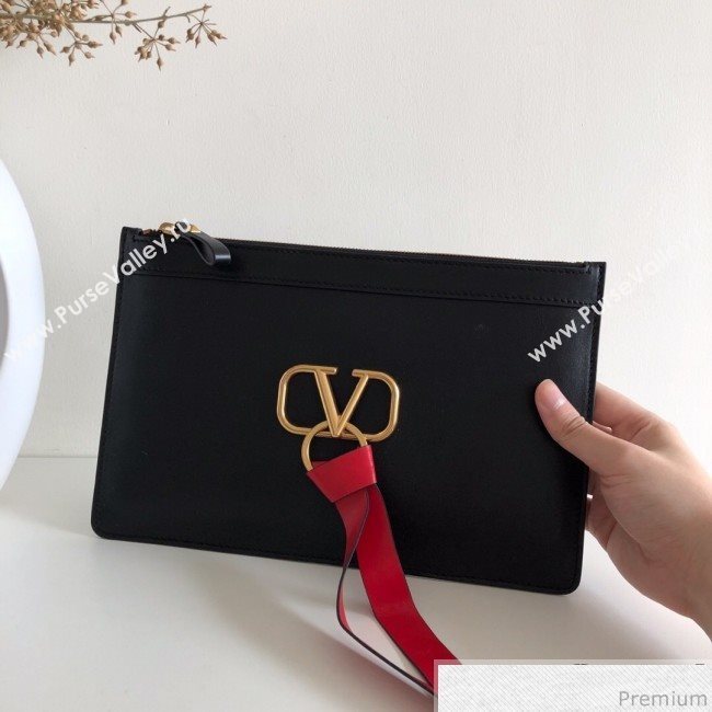 Valentino VRING Pouch Black 2019 (JJ3-9041322)