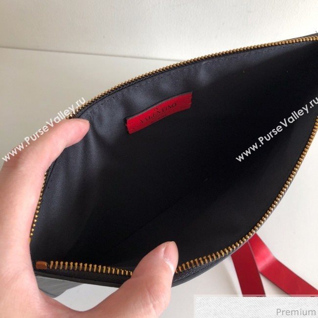 Valentino VRING Pouch Black 2019 (JJ3-9041322)