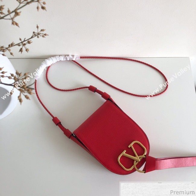 Valentino Small VRING Crossbody Bag Red 2019 (JJ3-9041319)